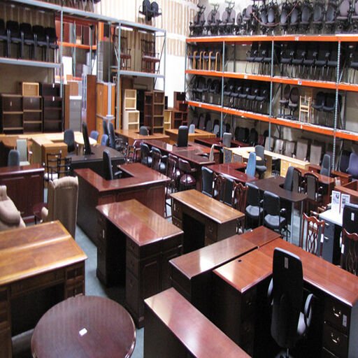 stores that sell used office desk in noida